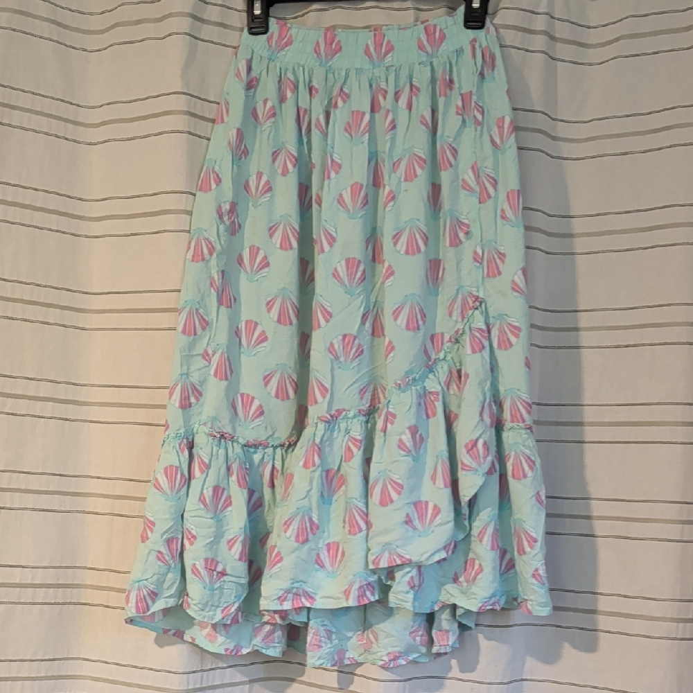 OshKosh B'gosh Asymmetrical Skirt in Blue and Pink